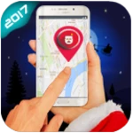 real santa claus tracker android application logo